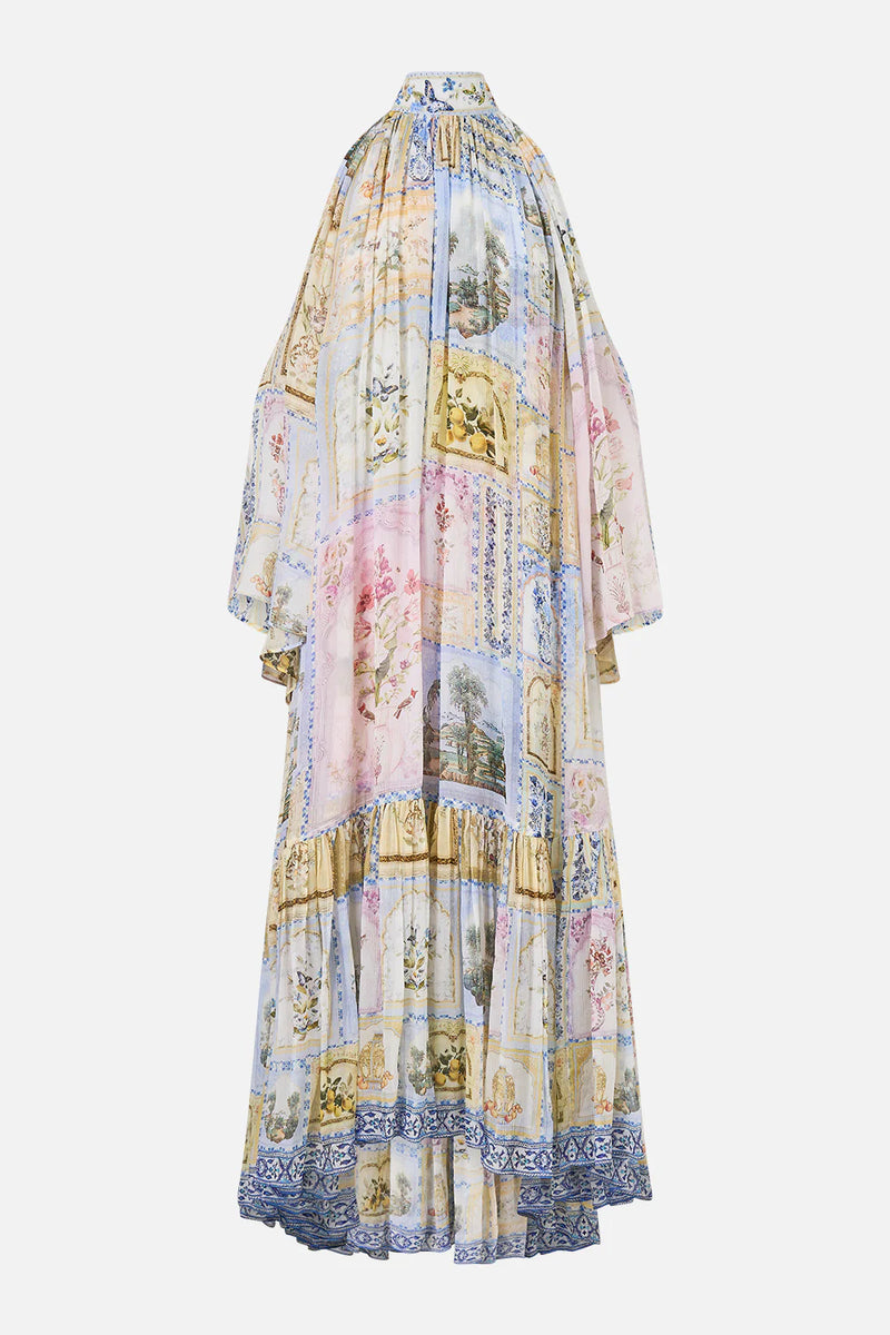 Camilla Botanical Ballads Cold Shoulder Long Dress