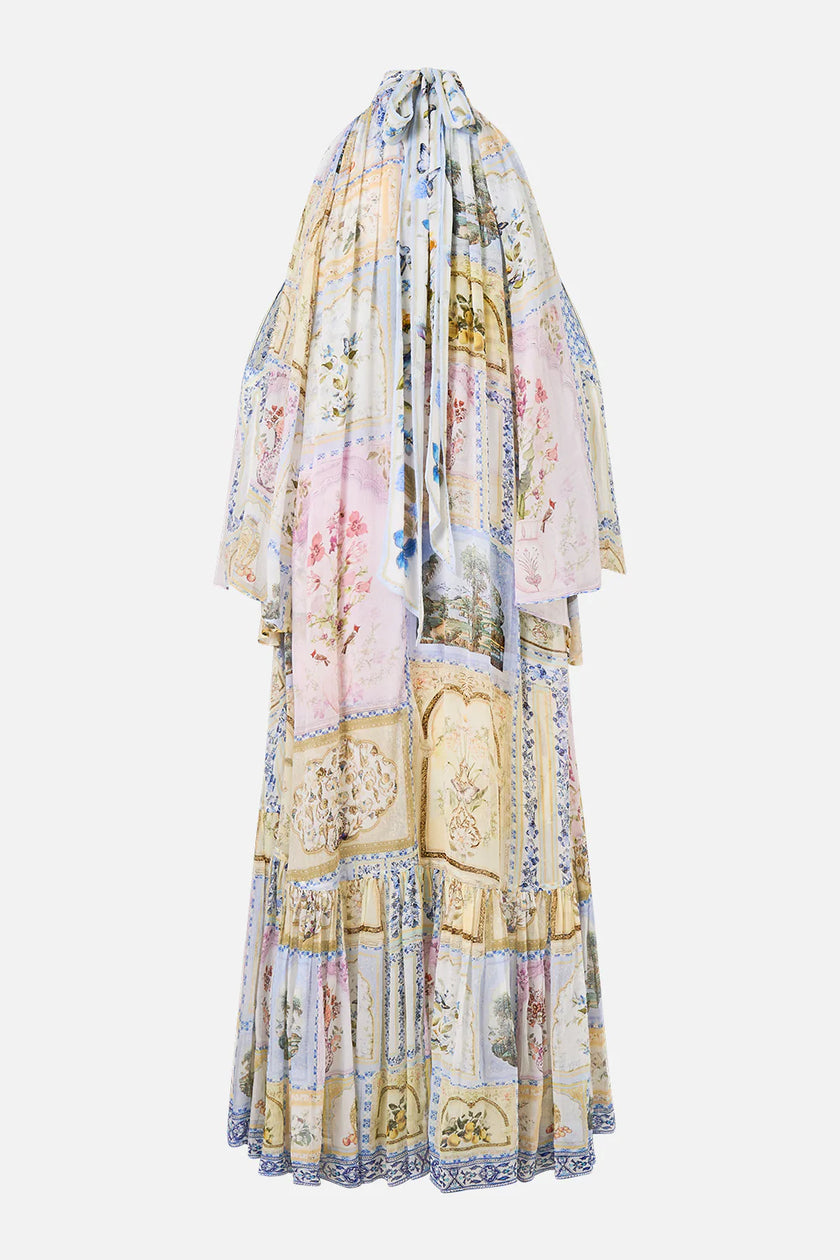 Camilla Botanical Ballads Cold Shoulder Long Dress