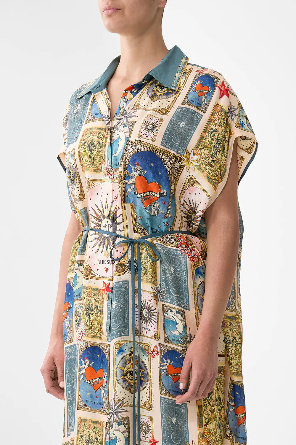 Camilla My Lucky Stars Sleeveless Shirtdress