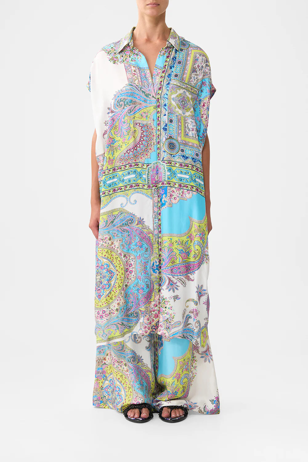 Camilla Magic Carpet Ride  Sleeveless Shirtdress