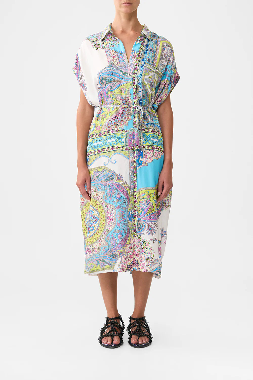 Camilla Magic Carpet Ride  Sleeveless Shirtdress