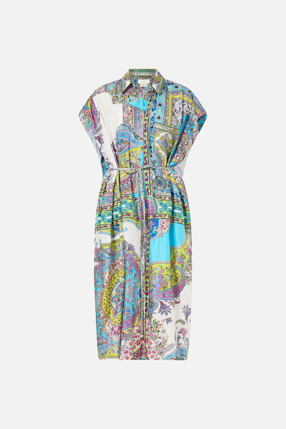 Camilla Magic Carpet Ride  Sleeveless Shirtdress