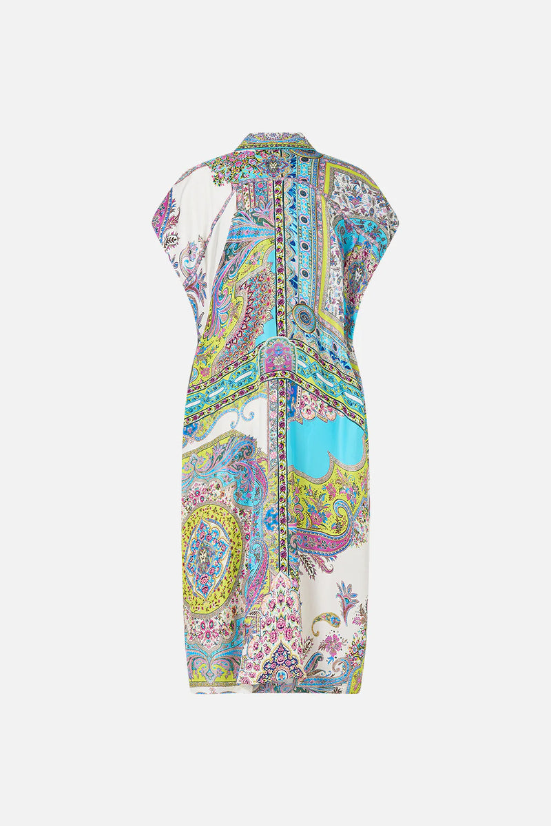 Camilla Magic Carpet Ride  Sleeveless Shirtdress