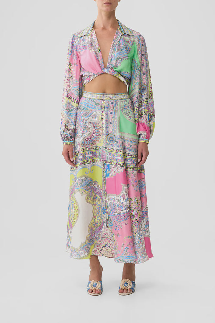 Camilla Magic Carpet Ride Panelled Flared Skirt