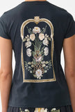Camilla Ottoman Elegance Slim Fit Round Neck T-Shirt