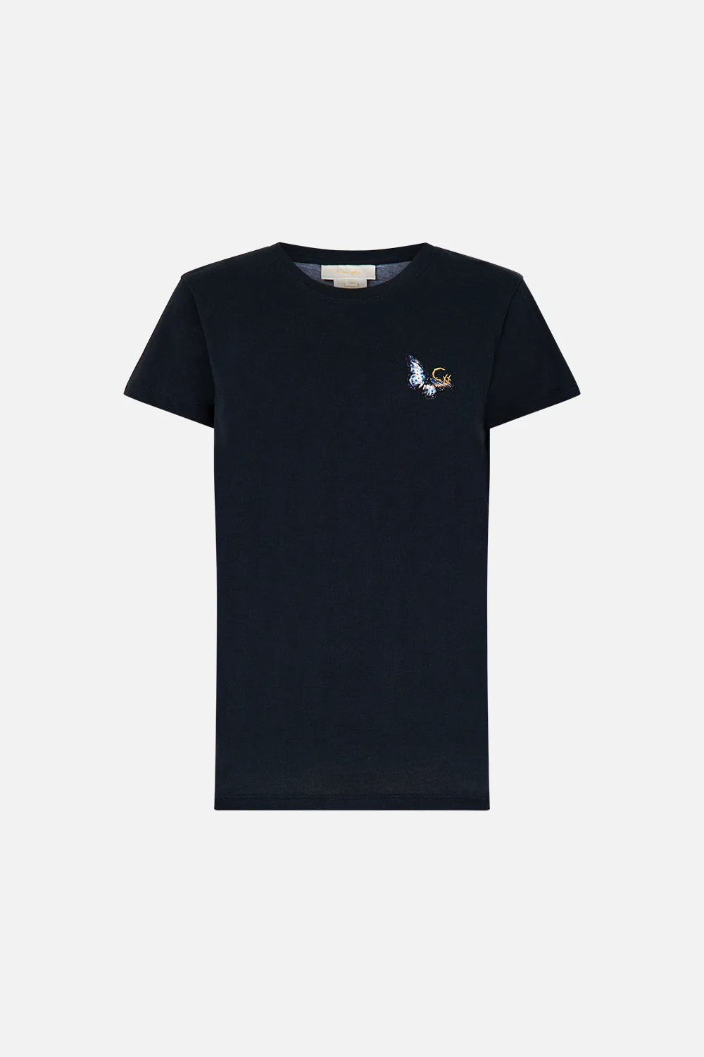 Camilla Ottoman Elegance Slim Fit Round Neck T-Shirt