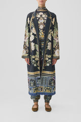 Camilla Ottoman Elegance Sweat Trench Coat