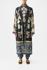 Camilla Ottoman Elegance Sweat Trench Coat