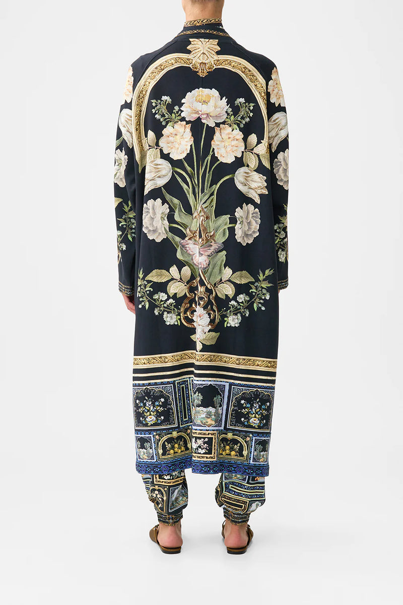 Camilla Ottoman Elegance Sweat Trench Coat