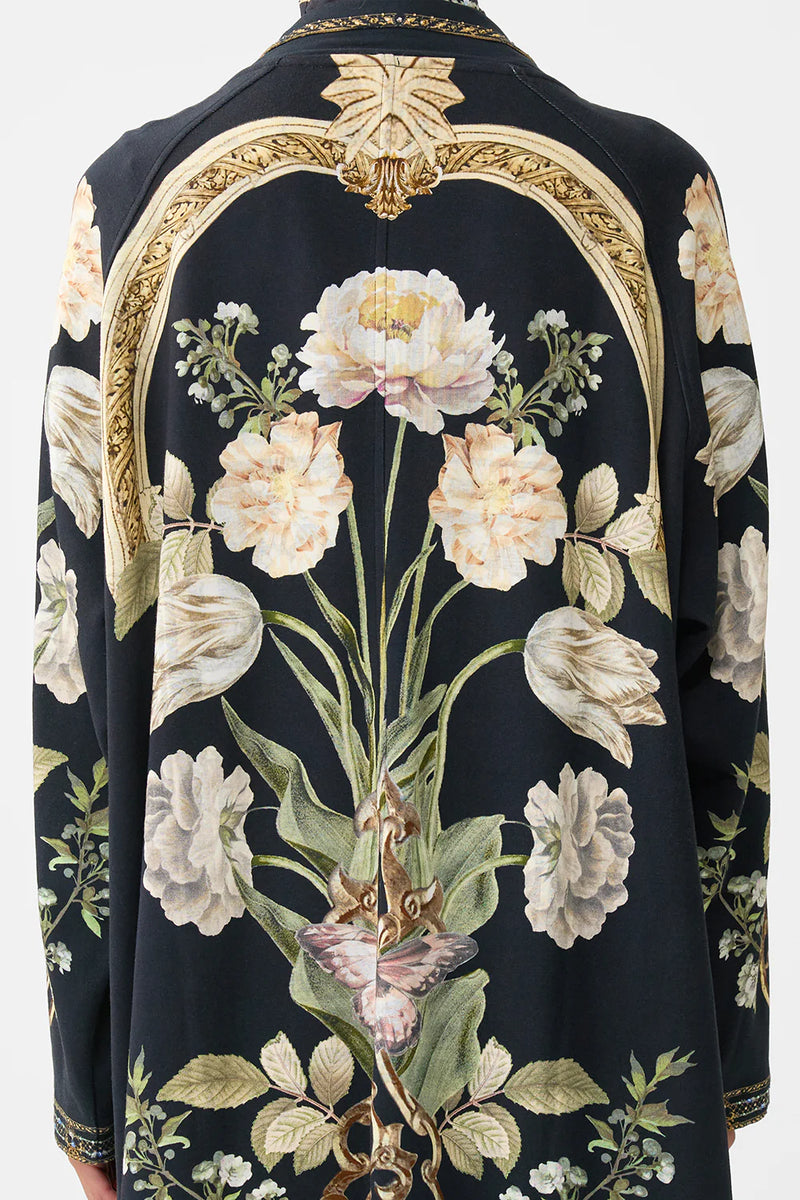 Camilla Ottoman Elegance Sweat Trench Coat