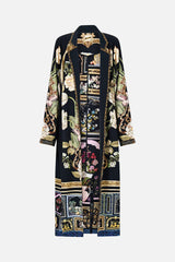 Camilla Ottoman Elegance Sweat Trench Coat