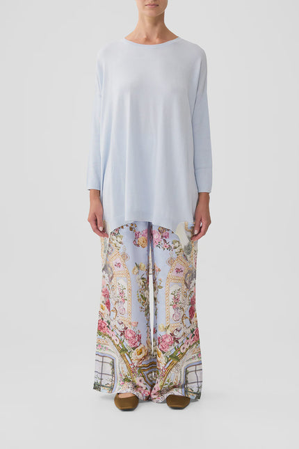 Camilla Tiled in Time Long Sleeve Jumper with Print Back