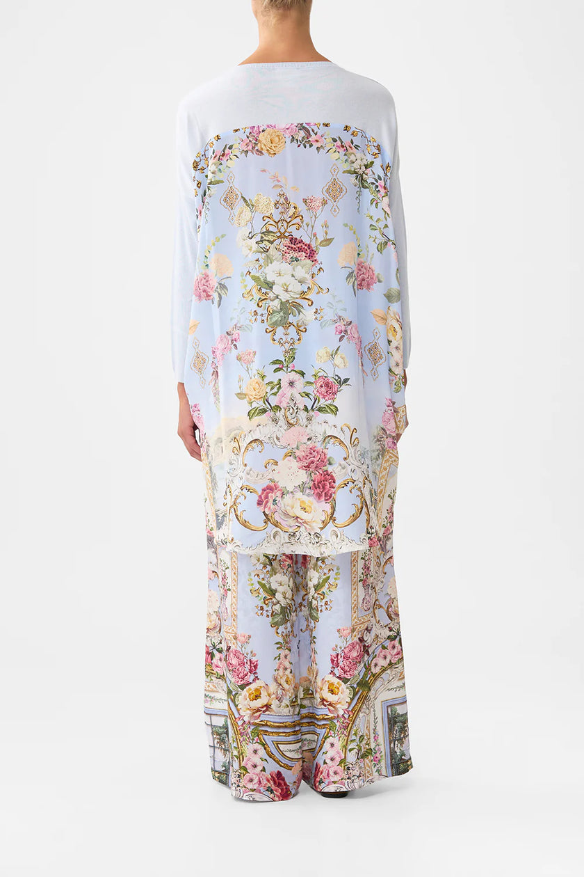 Camilla Tiled in Time Long Sleeve Jumper with Print Back