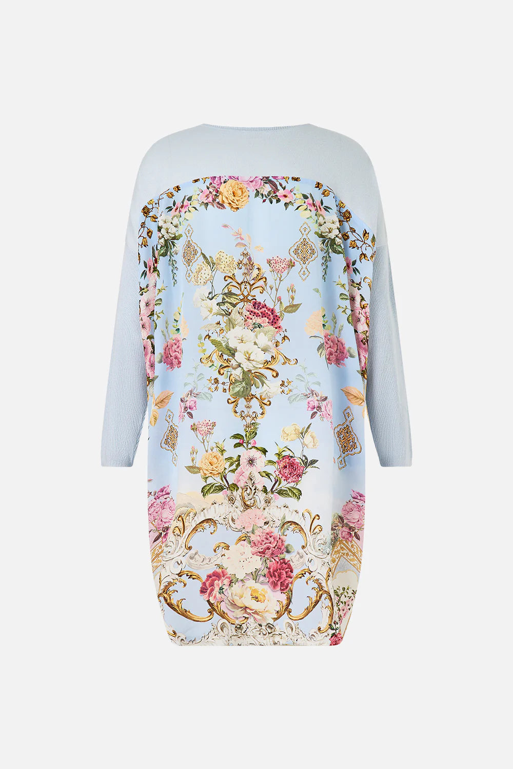 Camilla Tiled in Time Long Sleeve Jumper with Print Back