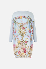 Camilla Tiled in Time Long Sleeve Jumper with Print Back
