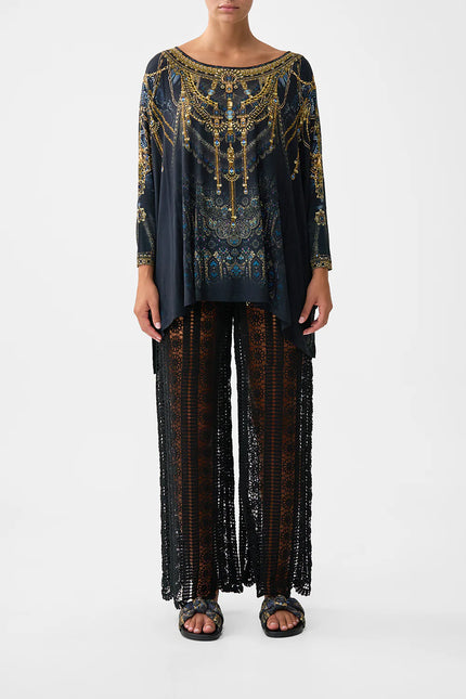 Camilla Song of Solstice Scoop Neck Slouch Tee