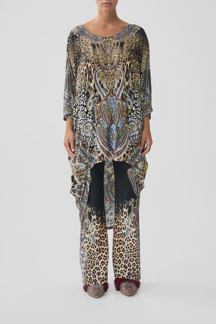 Camilla Istanbul Animalia Jersey Scoop Back Hem Dress