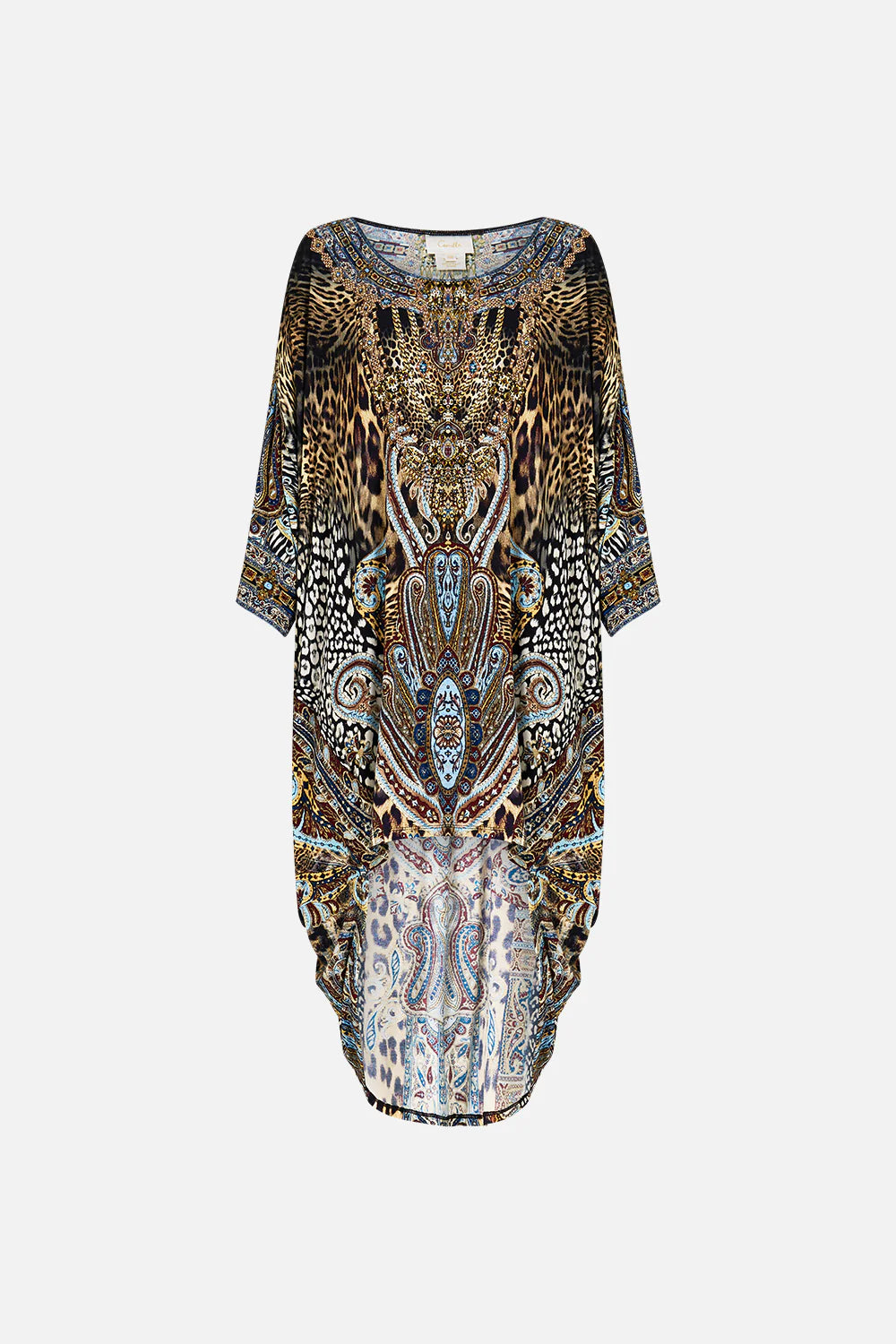 Camilla Istanbul Animalia Jersey Scoop Back Hem Dress