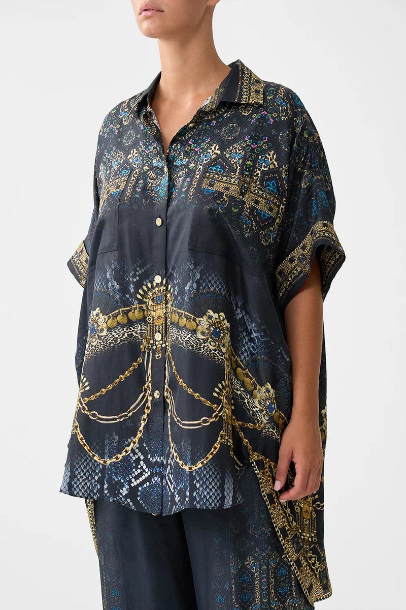 Camilla Song of Solstice Oversized Pocket Tunic