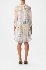 Camilla Botanical Ballads Short Gathered Panel Dress