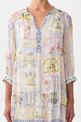 Camilla Botanical Ballads Shirt Tunic with Side Buttons