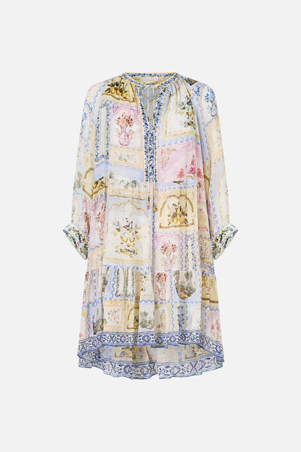 Camilla Botanical Ballads Short Gathered Panel Dress