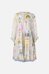 Camilla Botanical Ballads Short Gathered Panel Dress