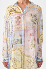 Camilla Botanical Ballads Shirt Tunic with Side Buttons
