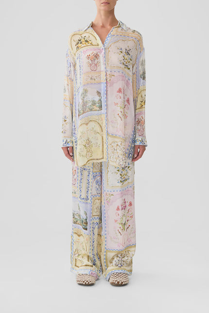 Camilla Botanical Ballads Shirt Tunic with Side Buttons