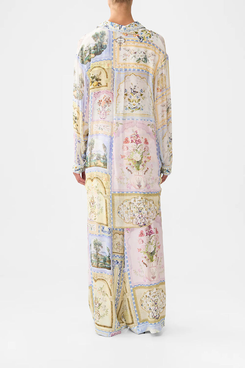 Camilla Botanical Ballads Shirt Tunic with Side Buttons
