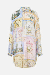 Camilla Botanical Ballads Shirt Tunic with Side Buttons