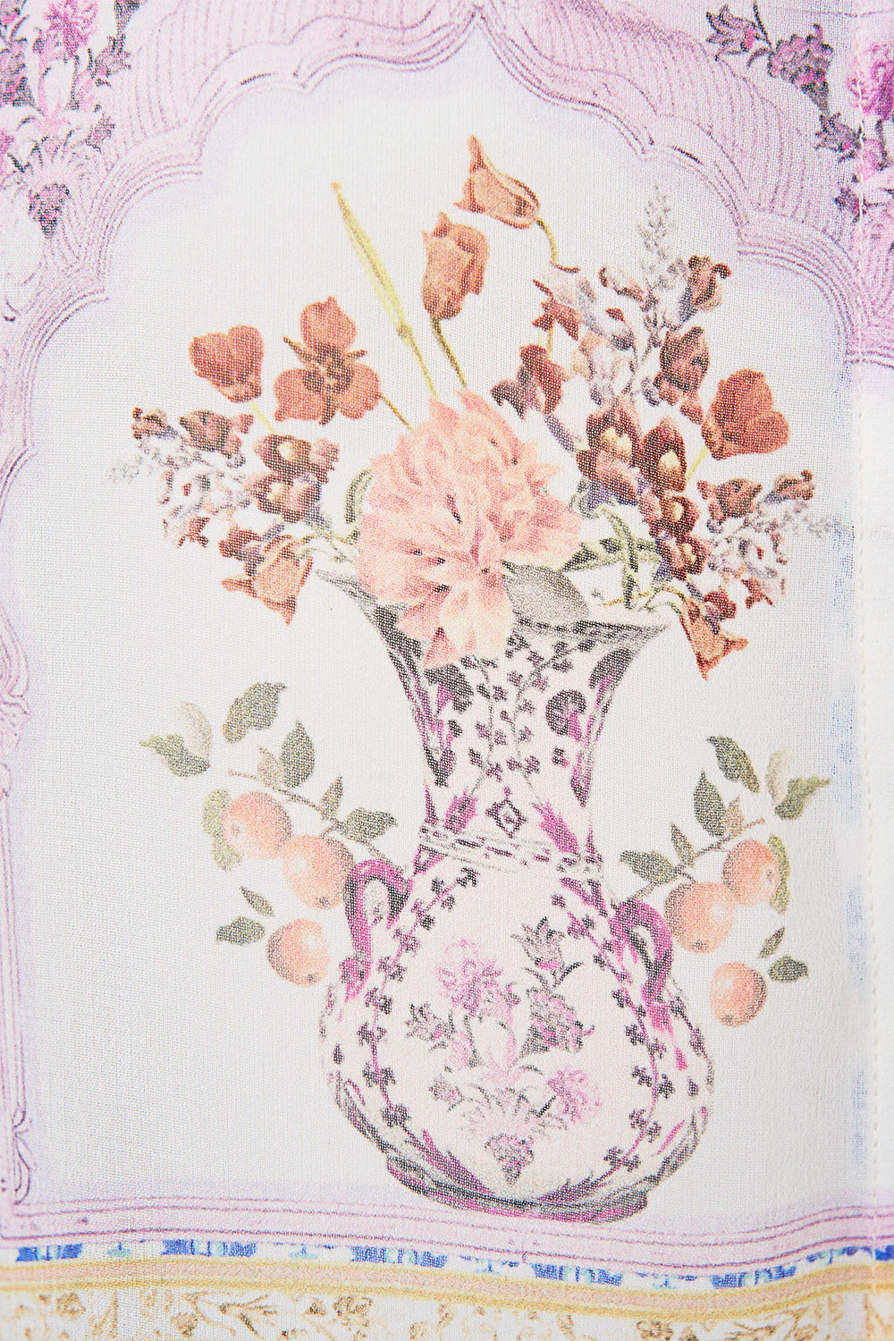 Camilla Tiled in Time Small Canvas Clutch