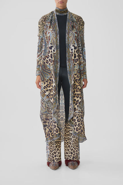 Camilla Istanbul Animalia Long Casual Jacket with Pockets