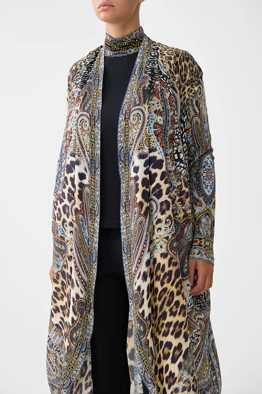 Camilla Istanbul Animalia Long Casual Jacket with Pockets