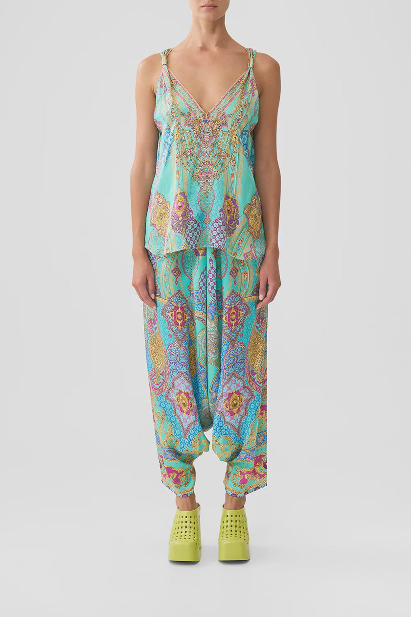 Camilla The Concubines Corridor Tank Top with Strap Bead Detail