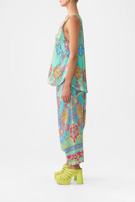 Camilla The Concubines Corridor Tank Top with Strap Bead Detail