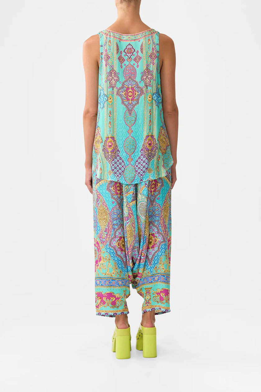 Camilla The Concubines Corridor Tank Top with Strap Bead Detail