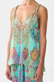Camilla The Concubines Corridor Tank Top with Strap Bead Detail