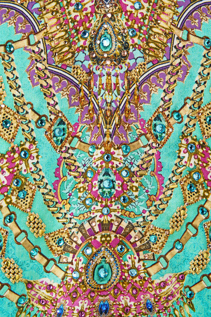 Camilla The Concubines Corridor One Shoulder Kaftan with Neckband