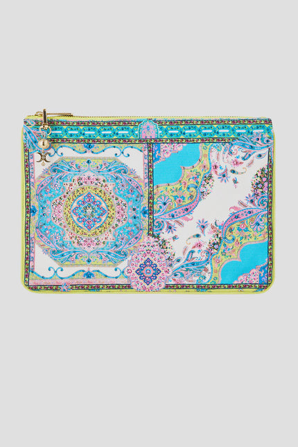 Camilla Magic Carpet Ride Small Canvas Clutch