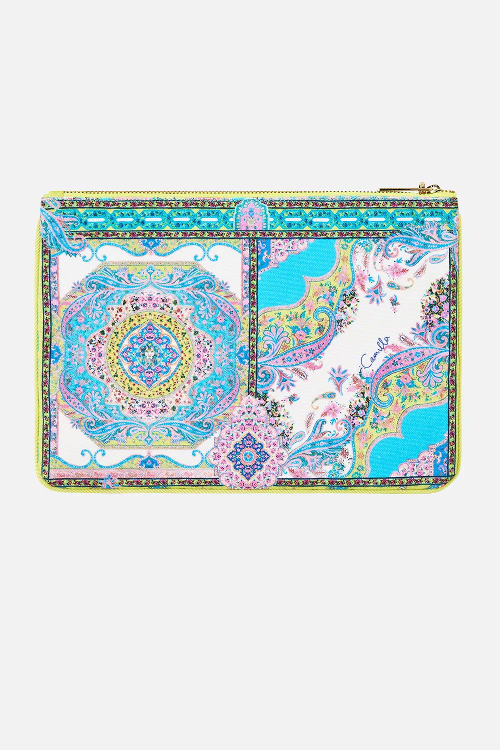 Camilla Magic Carpet Ride Small Canvas Clutch