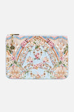 Camilla Tiled in Time Small Canvas Clutch