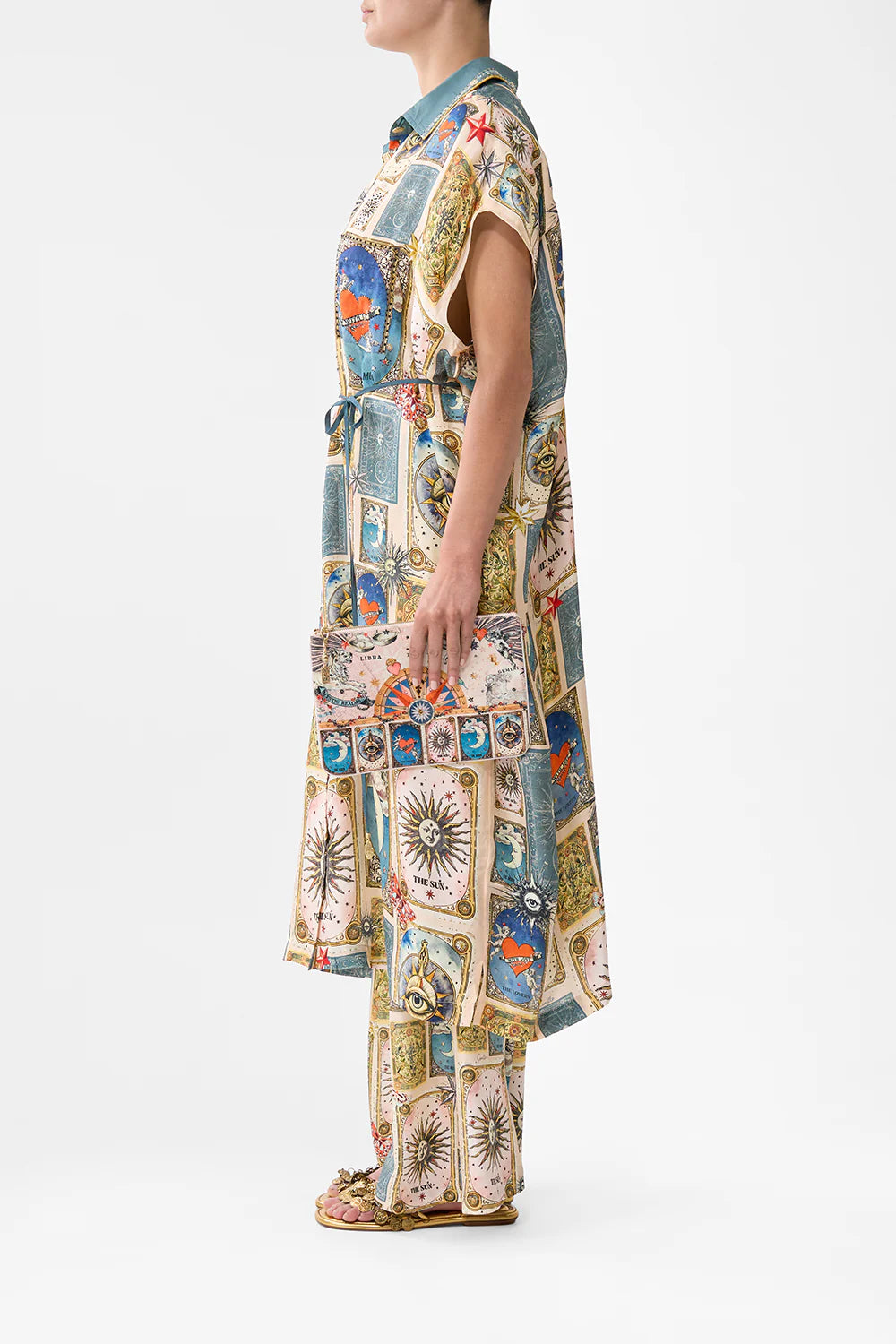 Camilla My Lucky Stars Sleeveless Shirtdress