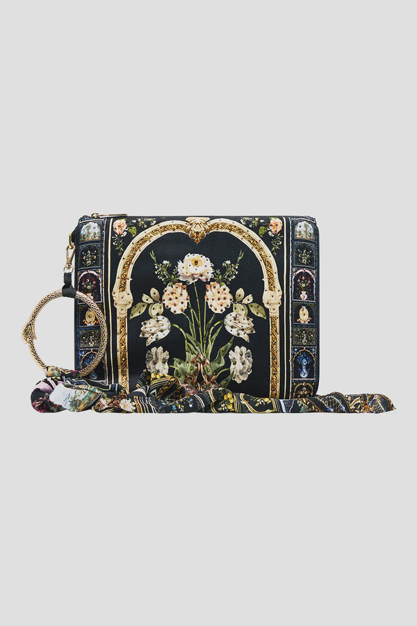 Camilla Ottoman Elegance Ring Scarf Clutch