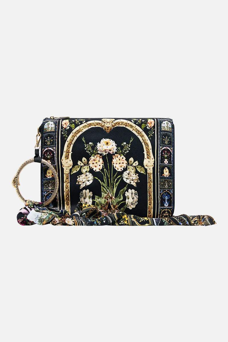 Camilla Ottoman Elegance Ring Scarf Clutch