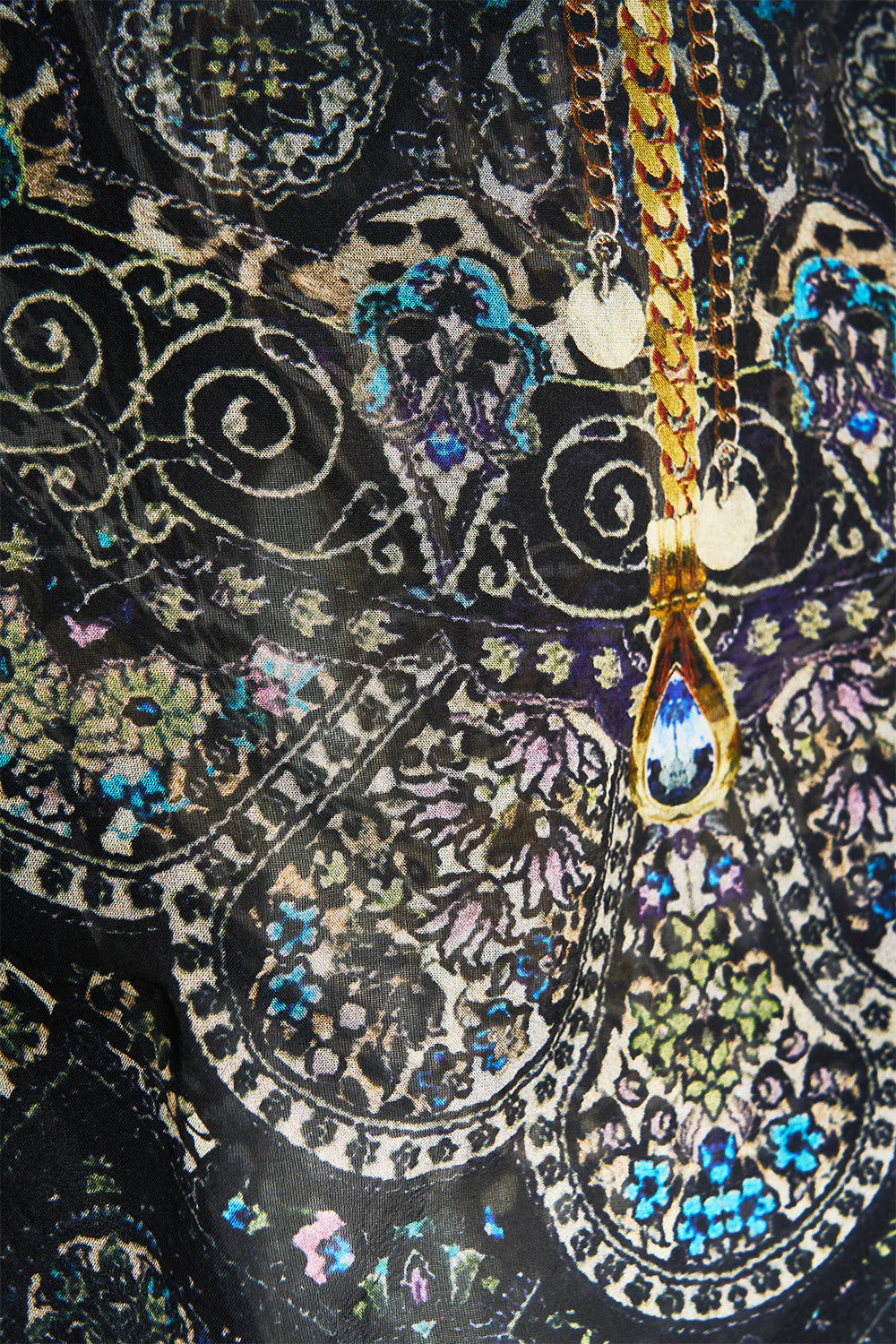 Camilla Song of Solstice Silk Chiffon Shrug