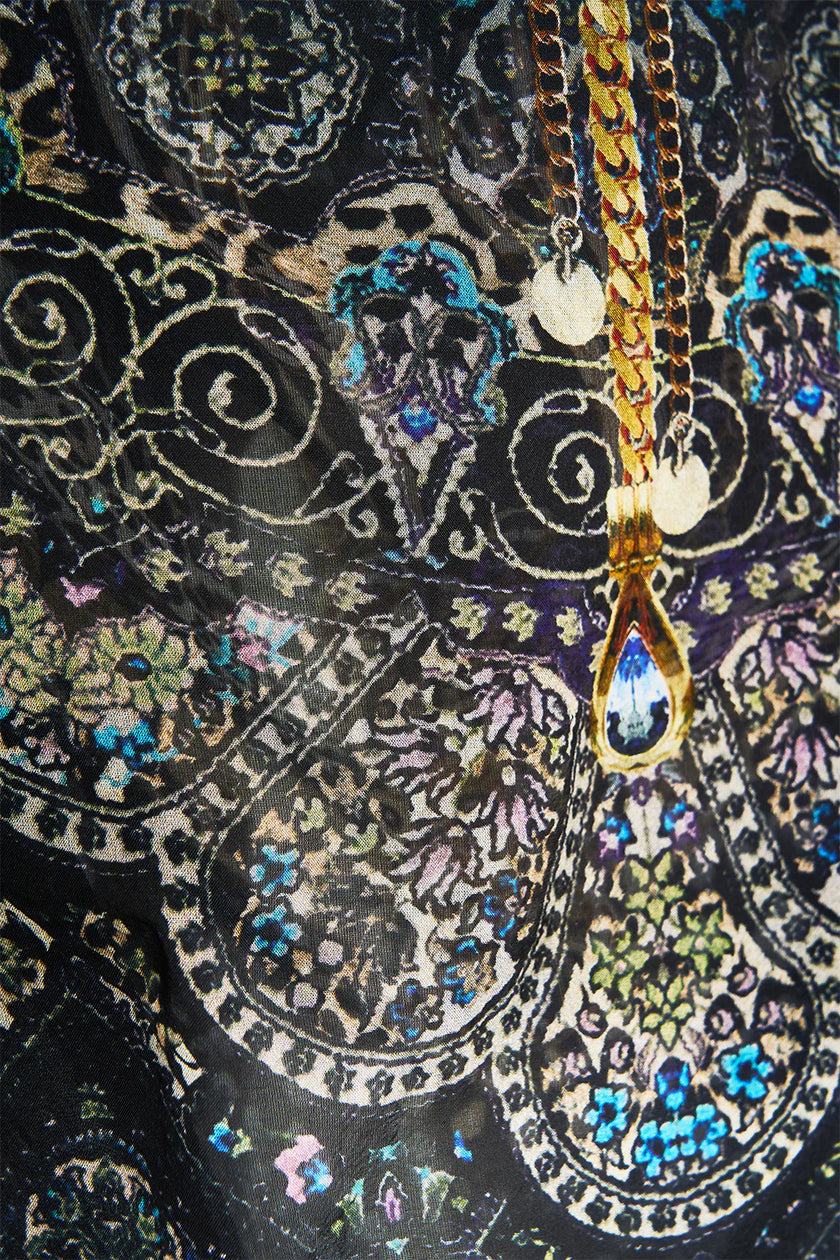 Camilla Song of Solstice Silk Chiffon Shrug