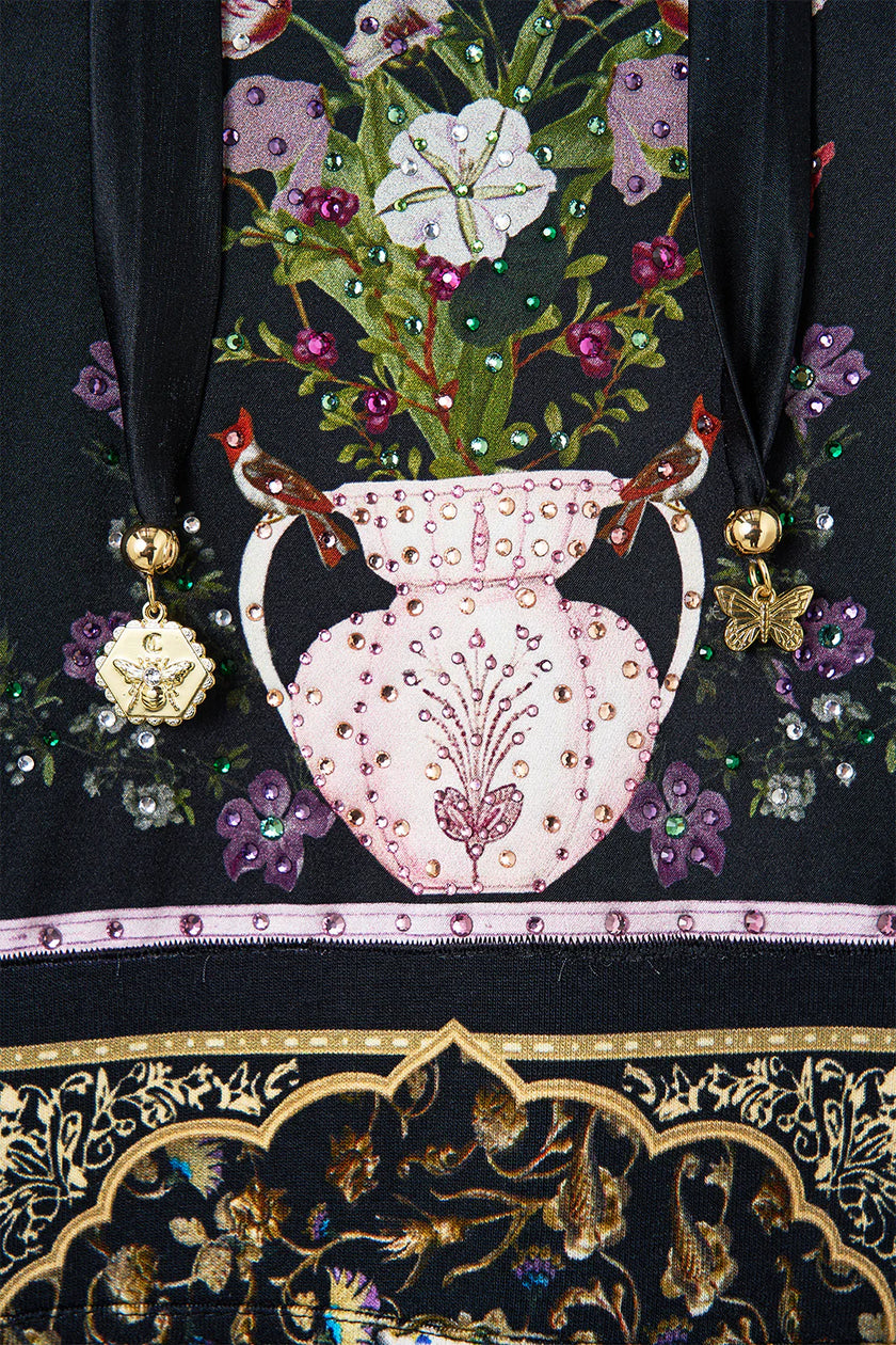 Camilla Ottoman Elegance Slim Fit Round Neck T-Shirt