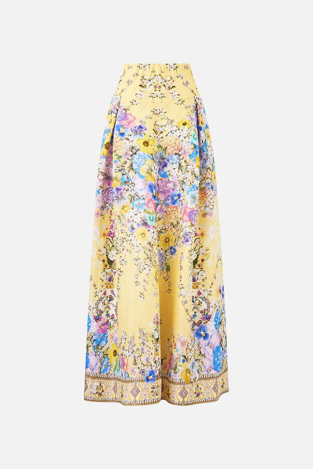 Camilla Darling Buds Corset Waist Maxi Skirt