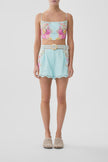Camilla Bazaar Blooms Tuck Front Short